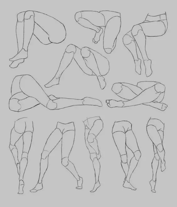 Anime Legs Reference 11