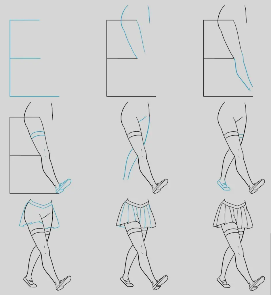 Anime Legs Reference 3
