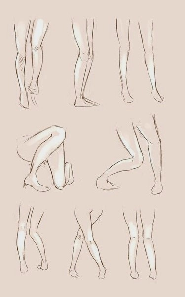 Anime Legs Reference 7