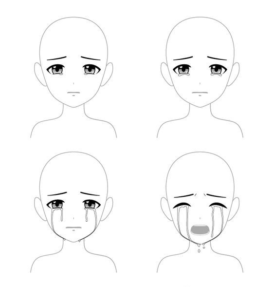 Crying Drawing Reference 11
