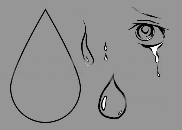 Crying Drawing Reference 20