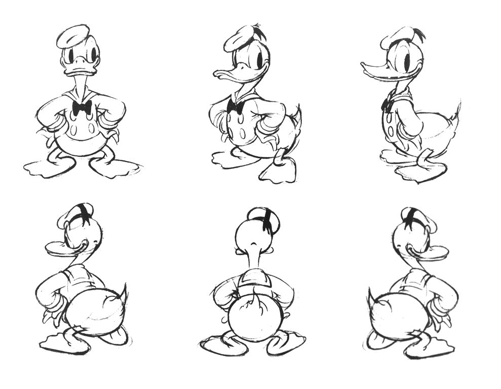 Donald Duck Drawing 19