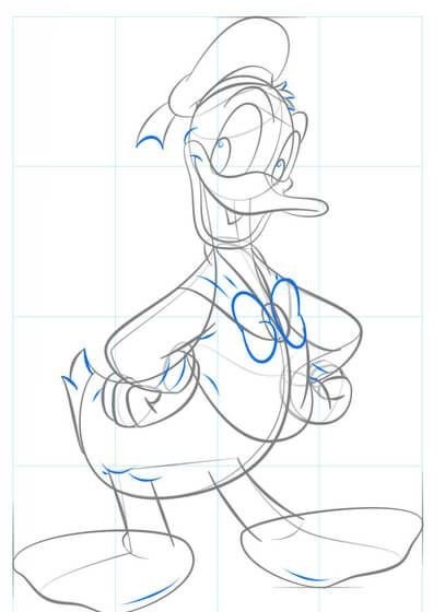 Donald Duck Drawing 7