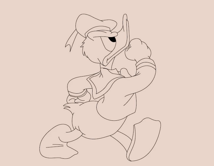 Donald Duck Drawing Angry 18