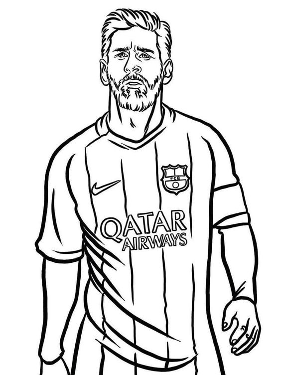 Football Player Messi Drawing 15