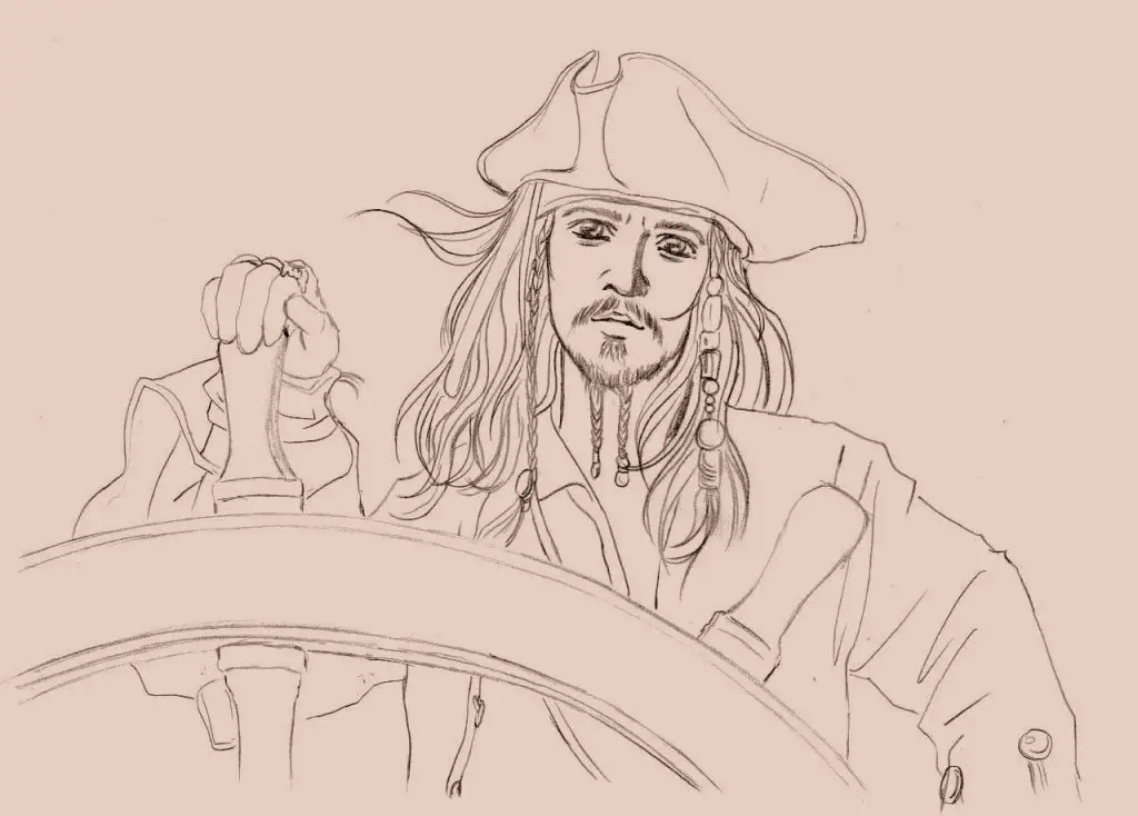 Jack Sparrow Drawing 17 1024x734