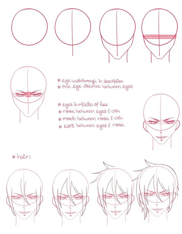 Male Anime Face Reference 11
