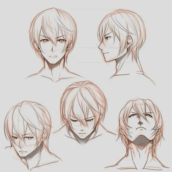 Male Anime Face Reference 8