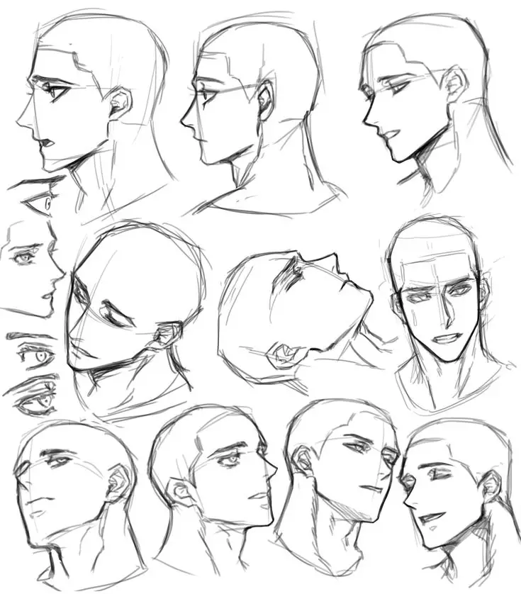 How to Draw a Male Side Profile in 4 easy steps  Anatomy of a Sketch