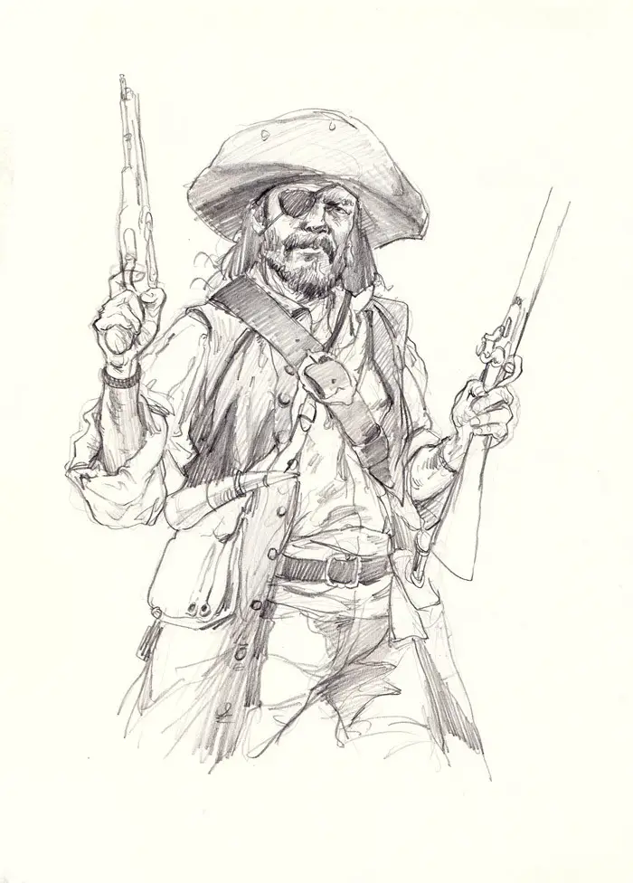 Pirate Drawing 11