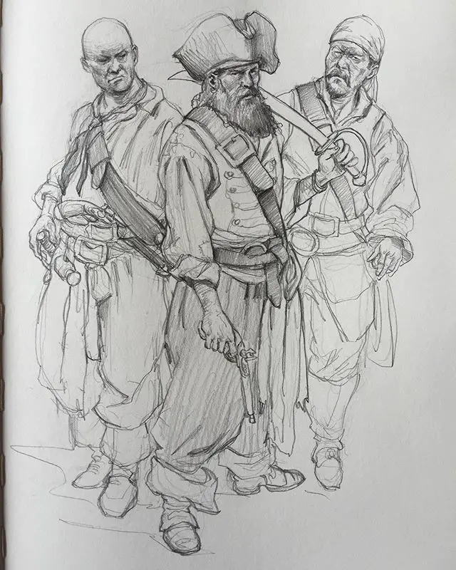 Pirate Drawing 18