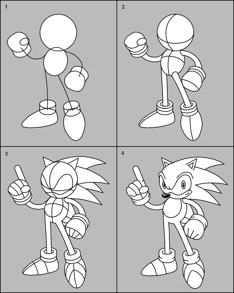 Sonic Drawing Reference 1