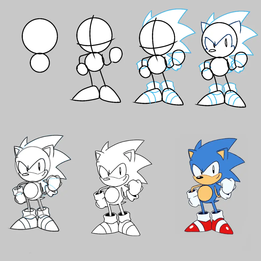 Sonic Drawing Reference 18