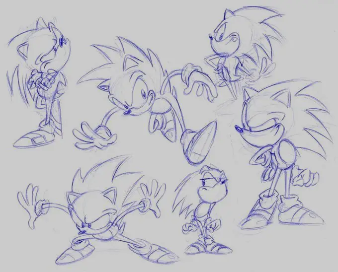 Sonic Drawing Reference 5