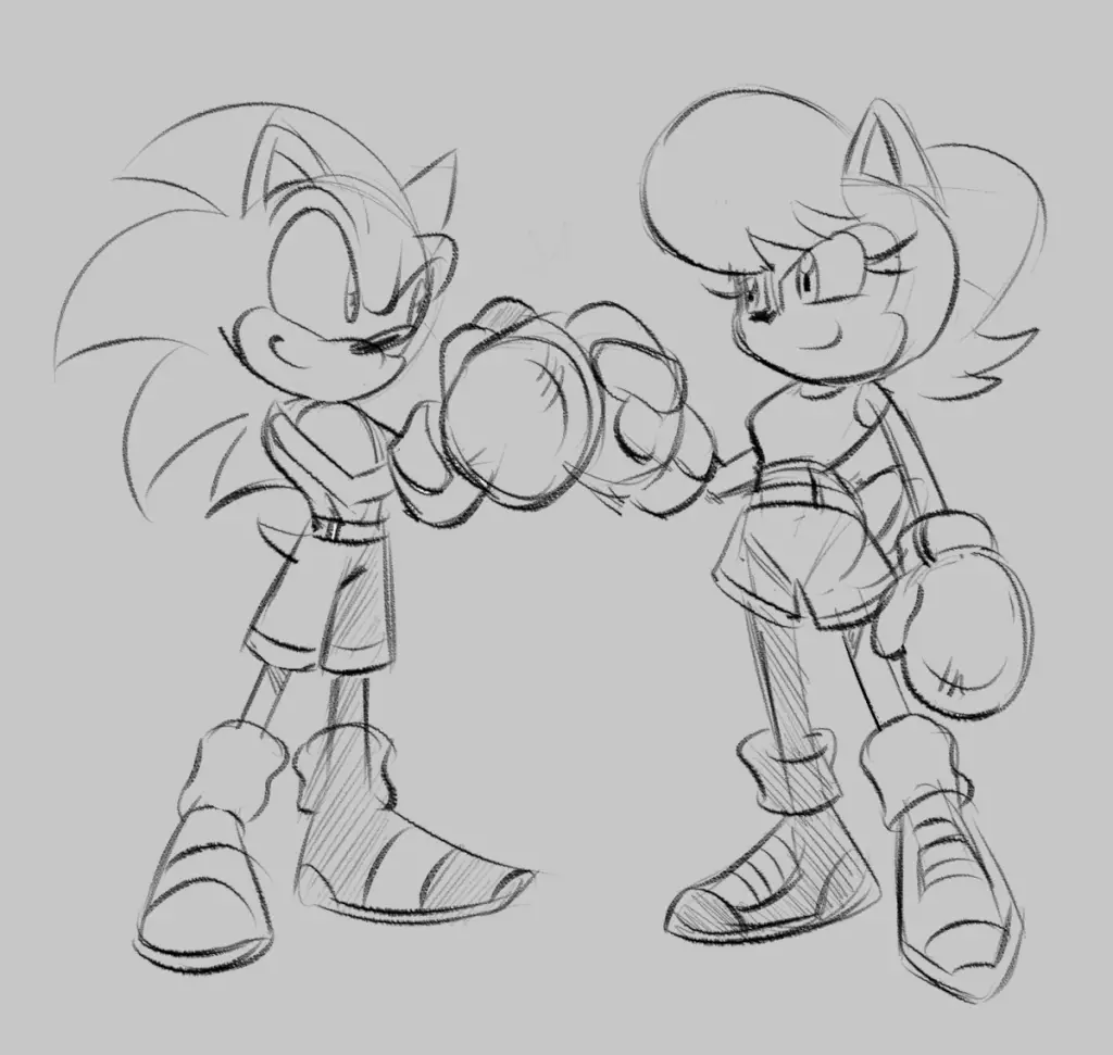 Sonic Poses Reference 10 1024x971