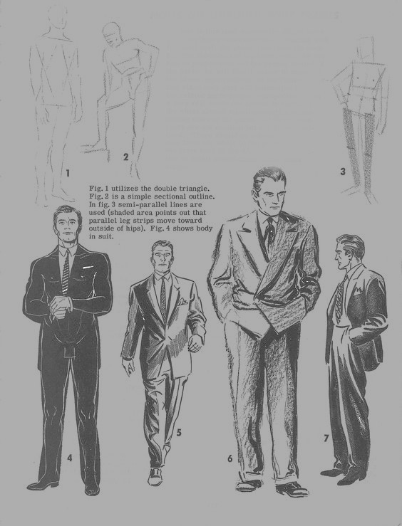 Suit Drawing Reference 12