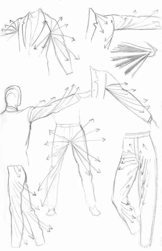 Suit Drawing Reference 9