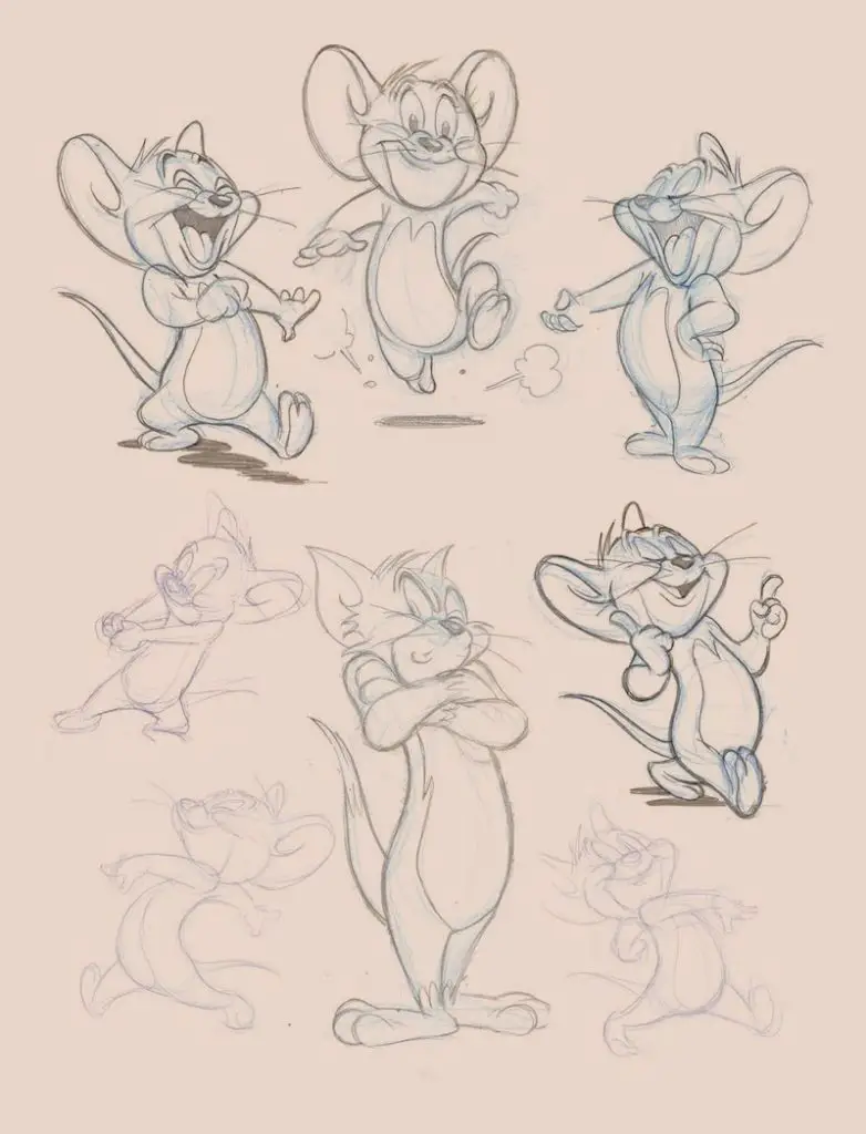 Tom And Jerry Drawing 12 782x1024
