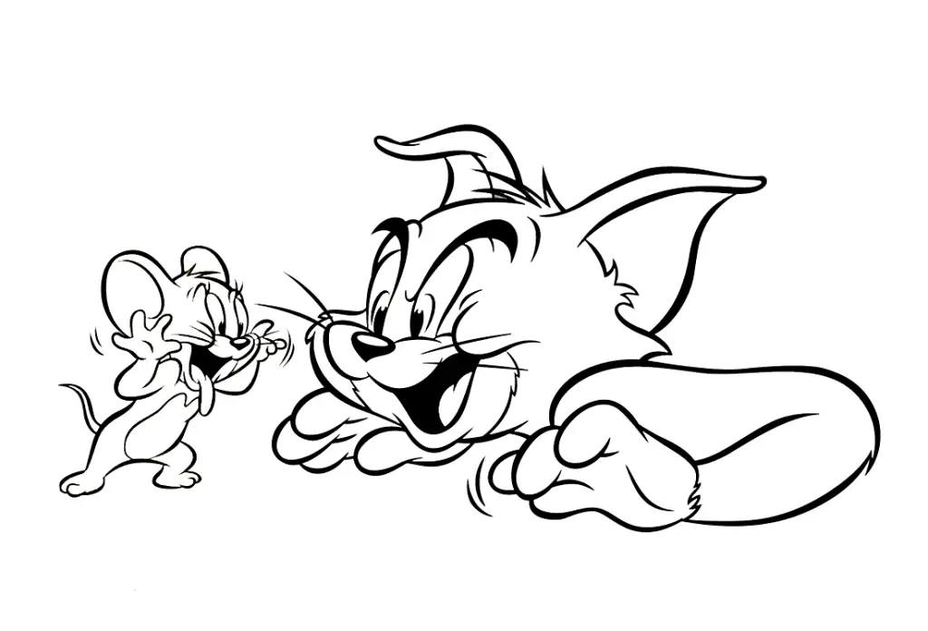 Tom And Jerry Drawing 2 1024x696