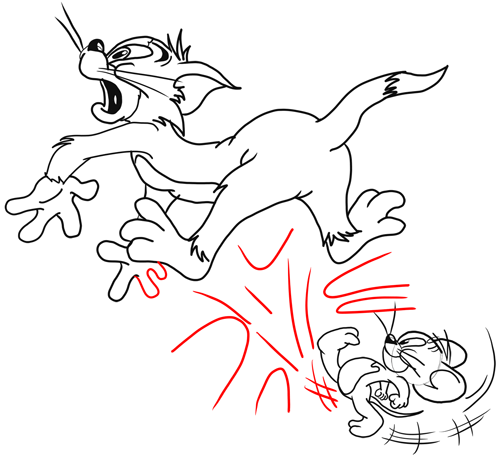 Tom And Jerry Drawing 6