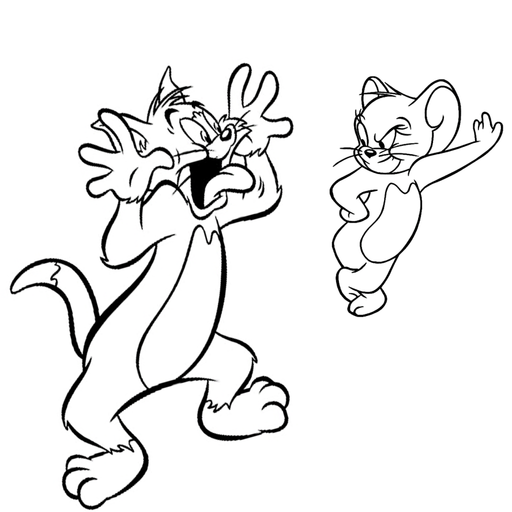 Tom And Jerry Drawing 8 1024x1024