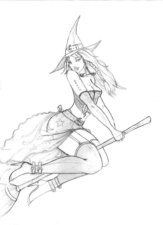 Witch Pose Reference 10