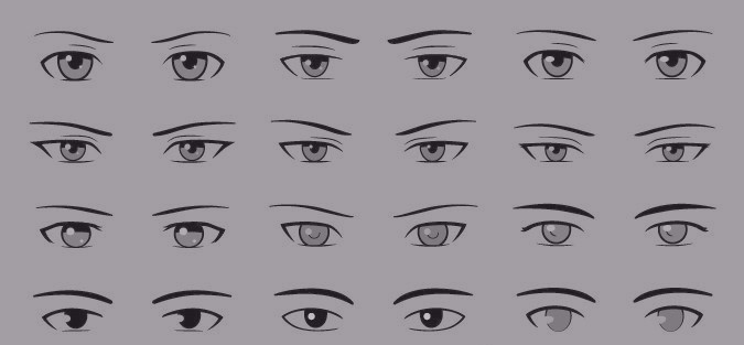 Anime Eyebrow Reference 14