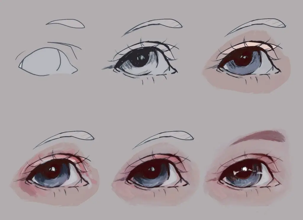 Anime Eyebrow Reference 8