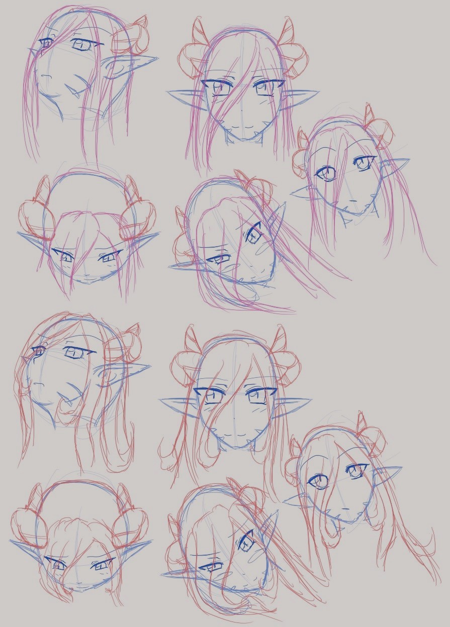 Anime Horns Drawing Reference Draw Mythical Horns Art Reference Point