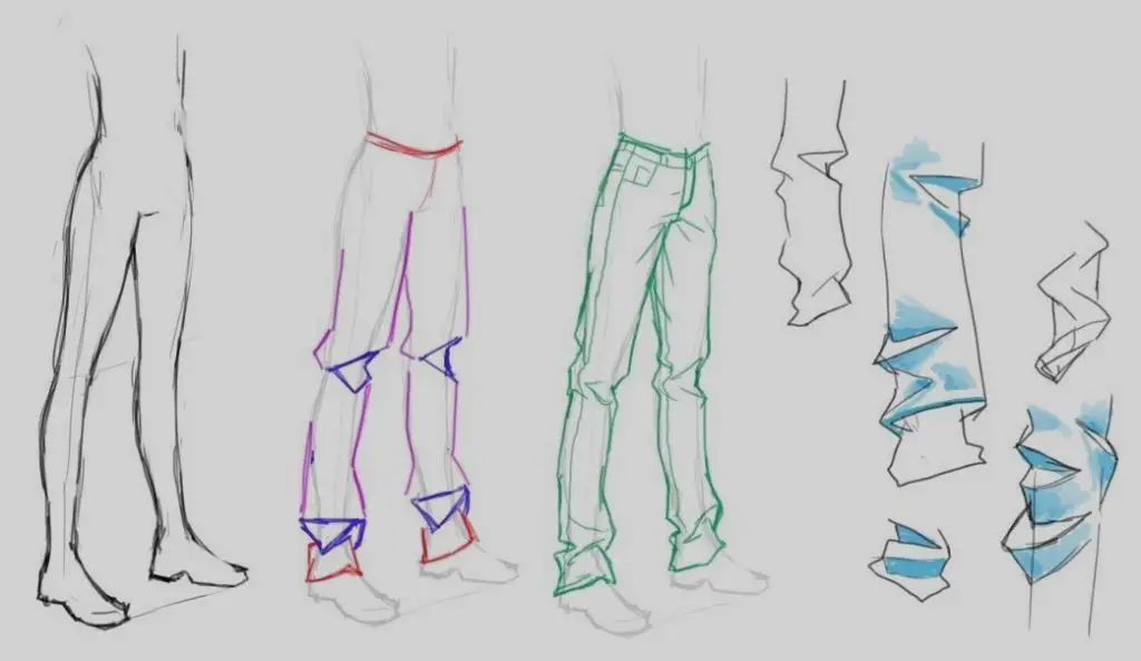 Anime Jeans Drawing 1 1024x593