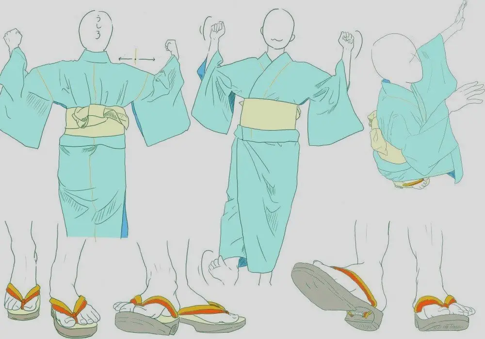 Anime Kimono Reference 13