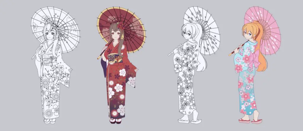 Anime Kimono Reference 16 1024x444