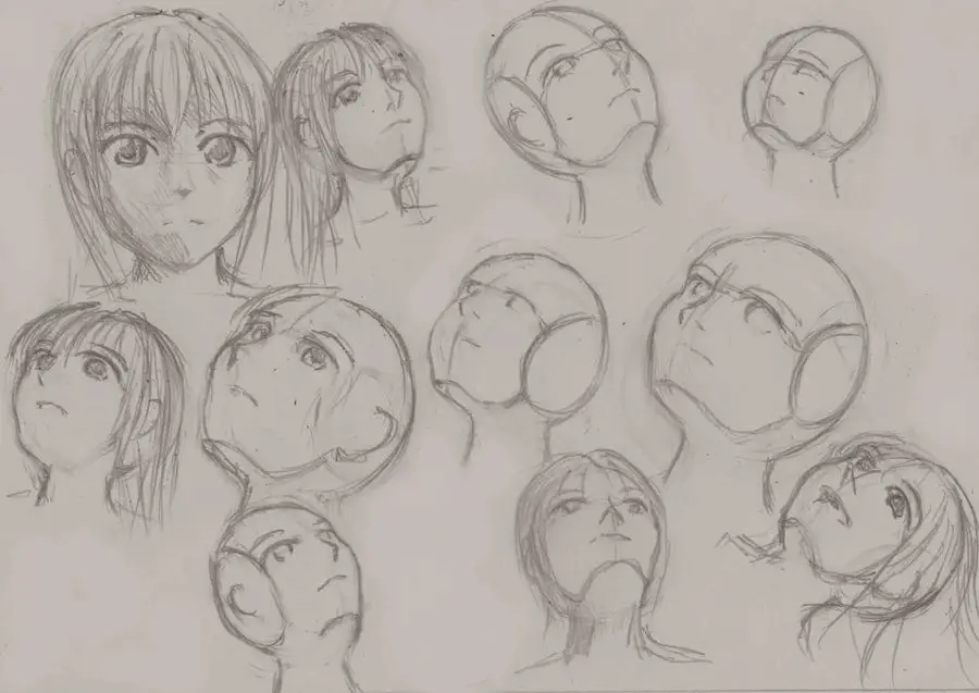 Anime Looking Up Reference 13
