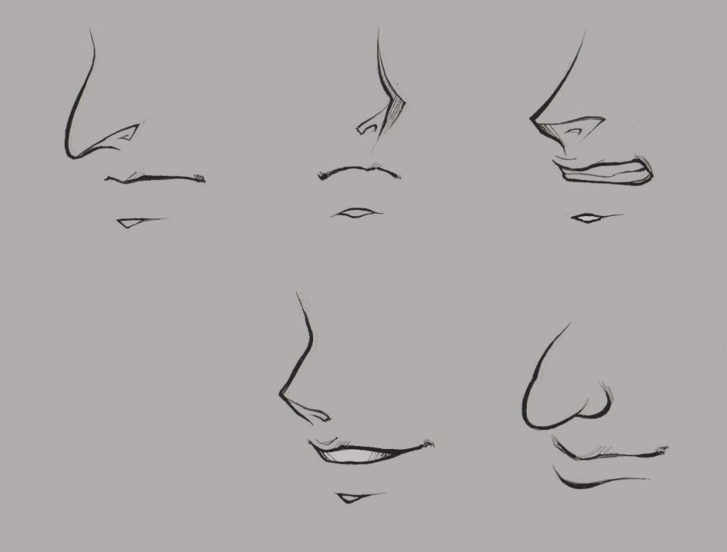 Anime Nose Drawing 2 1024x777