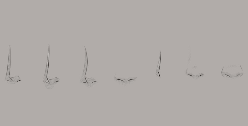 Anime Nose Drawing 3