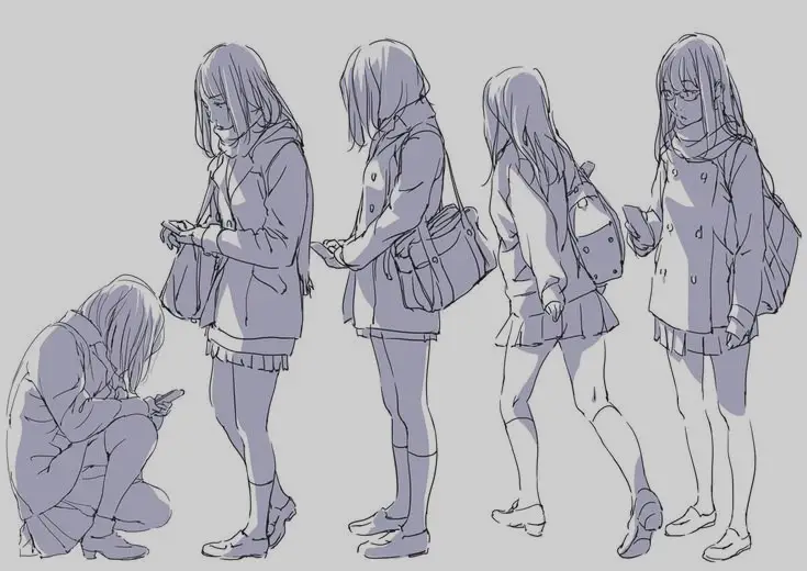 Anime Poses Female 10
