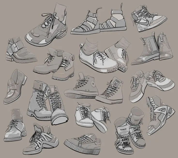 Fenix Soul - Just sketched out some shoes #anime #art #artist #character  #comic #doodle #design #drawing #illustration #manga #painting #sketch # shoes | Facebook