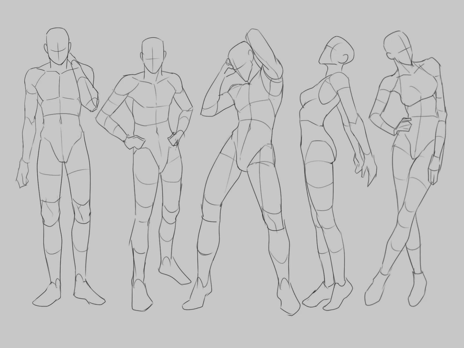 Anime Standing Pose Reference: From Static to Stunning – Art Reference ...