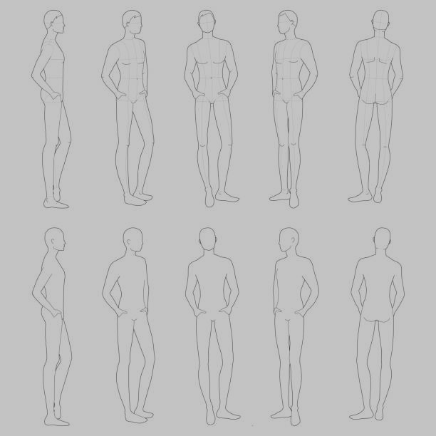 Anime Standing Pose Reference 7