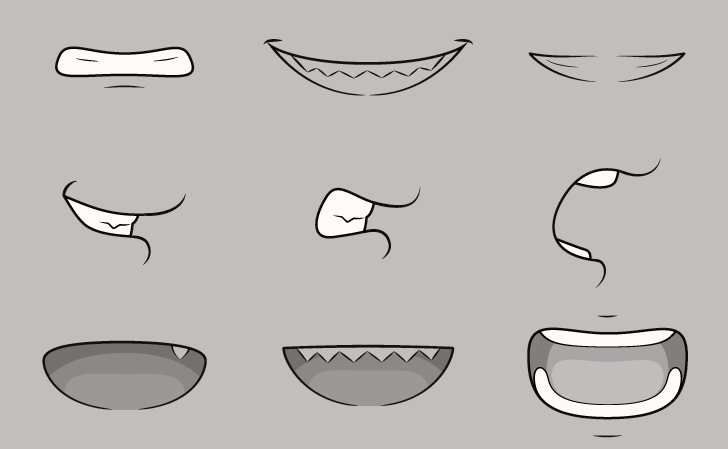 Anime Teeth Drawing 3