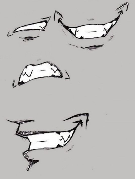 Anime Teeth Drawing 6