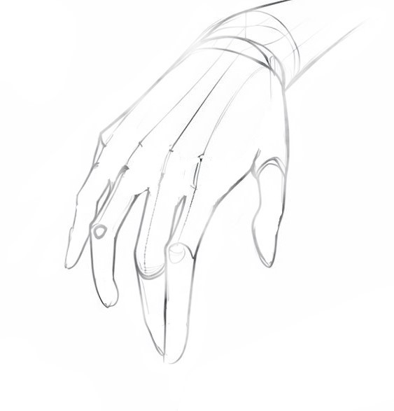 reference image for how to draw anime hands 1