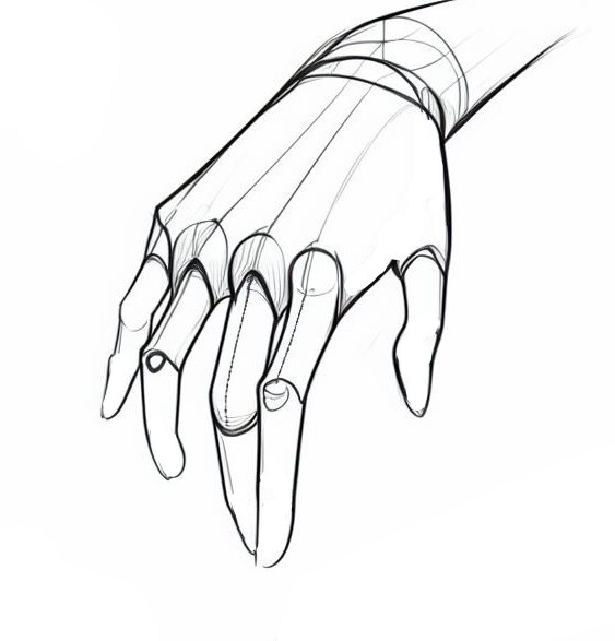 reference image for how to draw anime hands 3