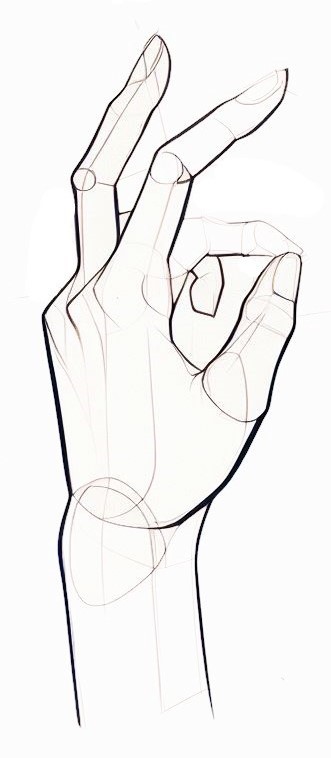 reference image for how to draw anime hands 2
