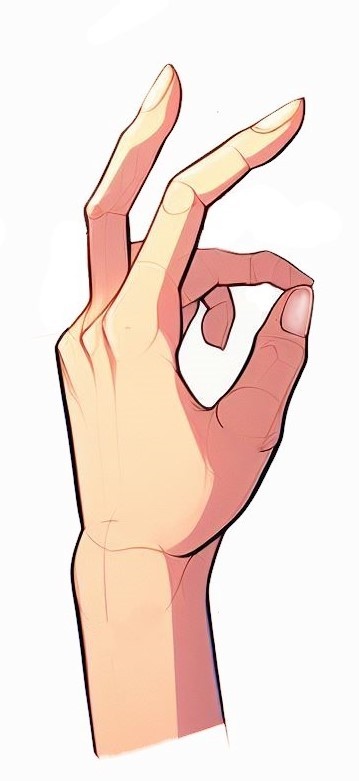 reference image for how to draw anime hands 6