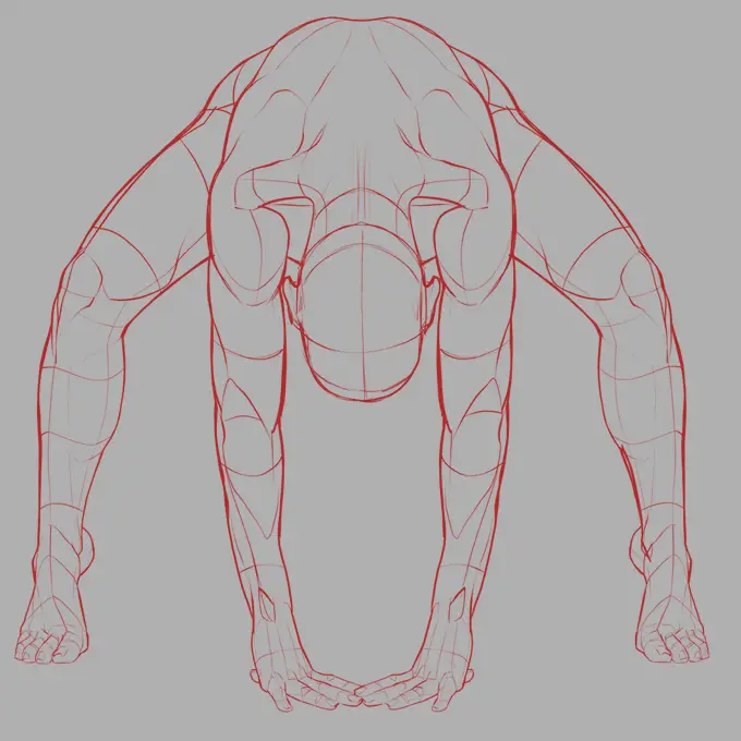 Monster Pose Reference 9