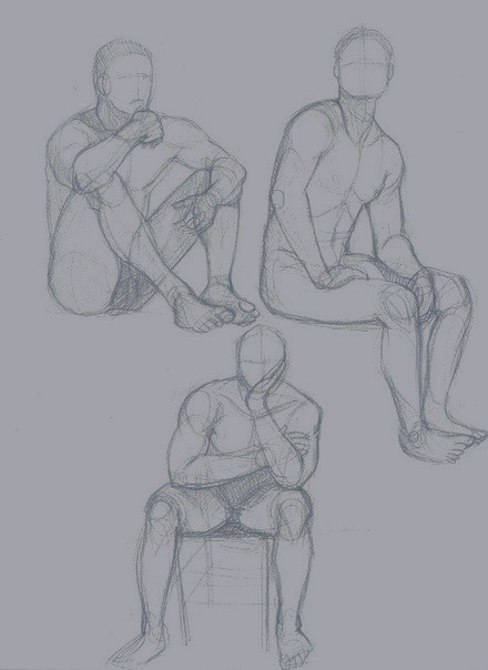Thinking Pose Reference 5