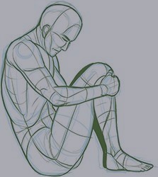 Thinking Pose Reference 7