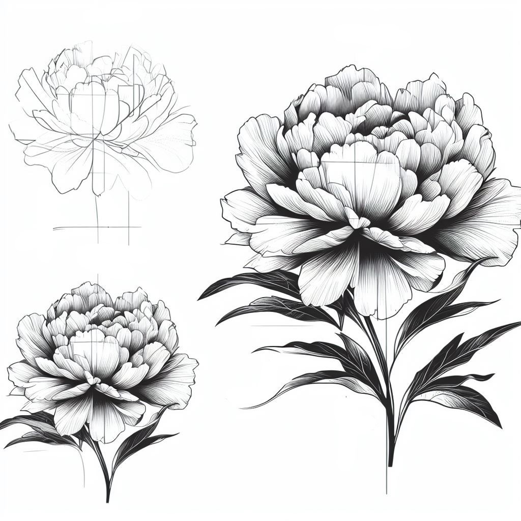 Featured image for how to draw peonies