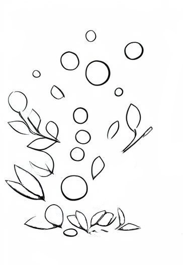 reference image for how to draw shrubs 1
